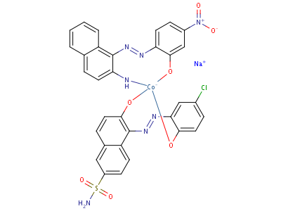 93894-62-3  sodium [2-[(2-amino-1-naphthyl)azo]-5-nitrophenolato(2-)][5-[(5-chloro-2-hydroxyphenyl)azo]-6-hydroxynaphthalene-2-sulphonamidato(2-)]cobaltate(1-)