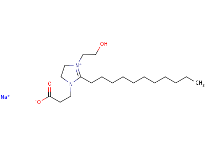 93923-98-9  1-(2-carboxylatoethyl)-4,5-dihydro-3-(2-hydroxyethyl)-2-undecyl-1H-imidazolium, sodium salt