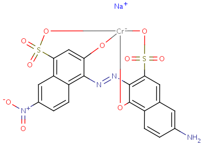 93940-68-2  sodium [4-[(6-amino-1-hydroxy-3-sulpho-2-naphthyl)azo]-3-hydroxy-7-nitronaphthalene-1-sulphonato(4-)]chromate(1-)