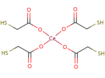 94276-42-3  tetrakis(mercaptoacetato-O,S)cerium