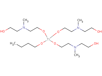 94276-63-8  butoxybis[[2,2'-(methylimino)bis[ethanolato]](1-)-N,O][[2,2'-(methylimino)bis[ethanolato]](1-)-O]titanium