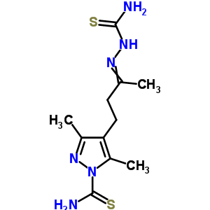 10514-37-1  4-[3-(carbamothioylhydrazono)butyl]-3,5-dimethyl-1H-pyrazole-1-carbothioamide