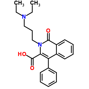 112392-92-4  2-[3-(diethylamino)propyl]-1-oxo-4-phenyl-1,2-dihydroisoquinoline-3-carboxylic acid