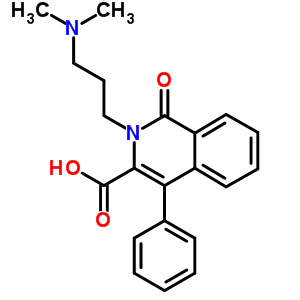 112392-93-5  2-[3-(dimethylamino)propyl]-1-oxo-4-phenyl-1,2-dihydroisoquinoline-3-carboxylic acid