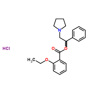 112819-13-3  1-phenyl-2-pyrrolidin-1-ylethyl 2-ethoxybenzoate hydrochloride