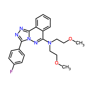 113628-68-5  3-(4-fluorophenyl)-N,N-bis(2-methoxyethyl)[1,2,4]triazolo[3,4-a]phthalazin-6-amine