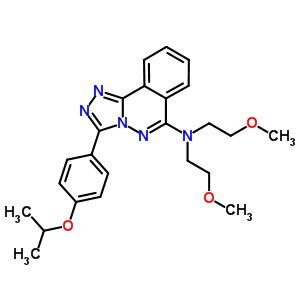 113628-71-0  N,N-bis(2-methoxyethyl)-3-[4-(1-methylethoxy)phenyl][1,2,4]triazolo[3,4-a]phthalazin-6-amine