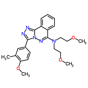 113628-73-2  N,N-bis(2-methoxyethyl)-3-(4-methoxy-3-methylphenyl)[1,2,4]triazolo[3,4-a]phthalazin-6-amine