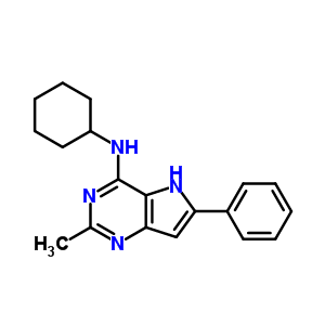 114685-12-0  N-cyclohexyl-2-methyl-6-phenyl-5H-pyrrolo[3,2-d]pyrimidin-4-amine