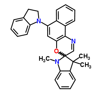 114747-44-3  6'-(2,3-dihydro-1H-indol-1-yl)-1,3,3-trimethyl-1,3-dihydrospiro[indole-2,3'-naphtho[2,1-b][1,4]oxazine]