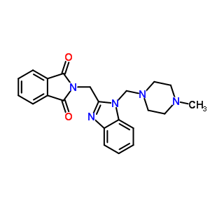 115398-76-0  2-({1-[(4-methylpiperazin-1-yl)methyl]-1H-benzimidazol-2-yl}methyl)-1H-isoindole-1,3(2H)-dione