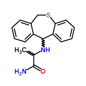 117125-45-8  N~2~-(6,11-dihydrodibenzo[b,e]thiepin-11-yl)alaninamide