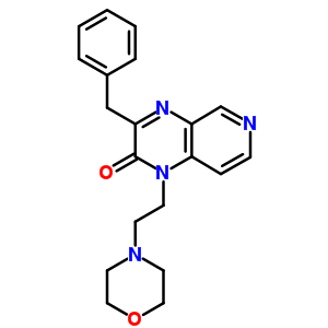 117928-89-9  3-benzyl-1-(2-morpholin-4-ylethyl)pyrido[3,4-b]pyrazin-2(1H)-one