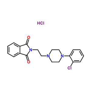 117992-67-3  2-{2-[4-(2-chlorophenyl)piperazin-1-yl]ethyl}-1H-isoindole-1,3(2H)-dione hydrochloride