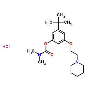 118116-19-1  3-tert-butyl-5-(2-piperidin-1-ylethoxy)phenyl dimethylcarbamate hydrochloride