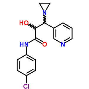 120978-25-8  3-aziridin-1-yl-N-(4-chlorophenyl)-2-hydroxy-3-pyridin-3-ylpropanamide