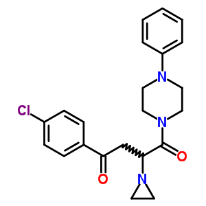 120978-31-6  3-aziridin-1-yl-1-(4-chlorophenyl)-4-oxo-4-(4-phenylpiperazin-1-yl)butan-1-one