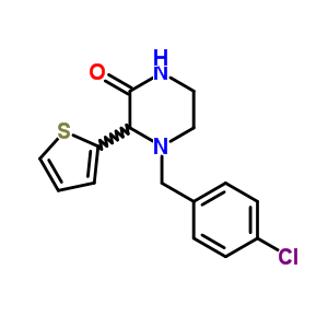 85607-47-2  4-(4-chlorobenzyl)-3-thiophen-2-ylpiperazin-2-one