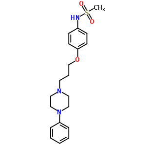 85868-59-3  N-{4-[3-(4-phenylpiperazin-1-yl)propoxy]phenyl}methanesulfonamide