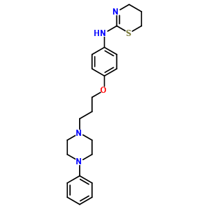 85868-69-5  N-{4-[3-(4-phenylpiperazin-1-yl)propoxy]phenyl}-5,6-dihydro-4H-1,3-thiazin-2-amine