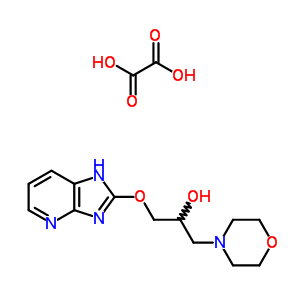 85930-11-6  1-(1H-imidazo[4,5-b]pyridin-2-yloxy)-3-morpholin-4-ylpropan-2-ol ethanedioate (salt)