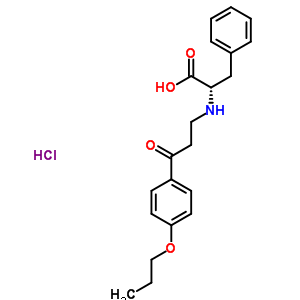 85975-15-1  N-[3-oxo-3-(4-propoxyphenyl)propyl]-L-phenylalanine hydrochloride
