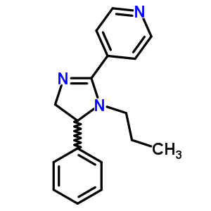 86002-66-6  4-(5-phenyl-1-propyl-4,5-dihydro-1H-imidazol-2-yl)pyridine