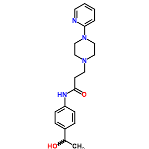 86523-83-3  N-[4-(1-hydroxyethyl)phenyl]-3-(4-pyridin-2-ylpiperazin-1-yl)propanamide