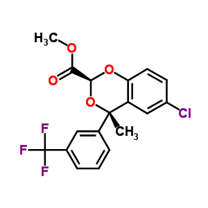 86617-00-7  methyl (2S,4S)-6-chloro-4-methyl-4-[3-(trifluoromethyl)phenyl]-4H-1,3-benzodioxine-2-carboxylate