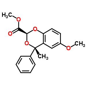 86617-11-0  methyl (2S,4S)-6-methoxy-4-methyl-4-phenyl-4H-1,3-benzodioxine-2-carboxylate