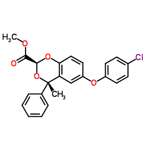 86617-12-1  methyl (2S,4S)-6-(4-chlorophenoxy)-4-methyl-4-phenyl-4H-1,3-benzodioxine-2-carboxylate