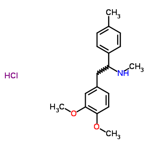 87203-66-5  2-(3,4-dimethoxyphenyl)-N-methyl-1-(4-methylphenyl)ethanamine hydrochloride