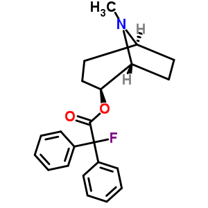 87421-57-6  (1R,2S,5S)-8-methyl-8-azabicyclo[3.2.1]oct-2-yl fluoro(diphenyl)acetate