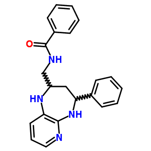 87474-36-0  N-[(4-phenyl-2,3,4,5-tetrahydro-1H-pyrido[2,3-b][1,4]diazepin-2-yl)methyl]benzamide