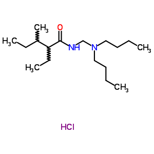 88018-44-4  N-[(dibutylamino)methyl]-2-ethyl-3-methylpentanamide hydrochloride