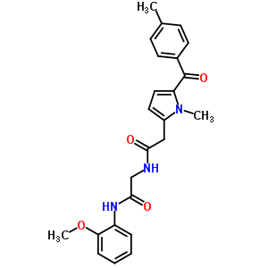 98124-07-3  N-(2-methoxyphenyl)-N~2~-({1-methyl-5-[(4-methylphenyl)carbonyl]-1H-pyrrol-2-yl}acetyl)glycinamide