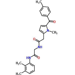 98124-08-4  N-(2,3-dimethylphenyl)-N~2~-({1-methyl-5-[(4-methylphenyl)carbonyl]-1H-pyrrol-2-yl}acetyl)glycinamide