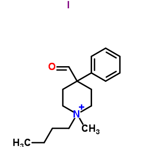 98347-93-4  1-butyl-4-formyl-1-methyl-4-phenylpiperidinium iodide