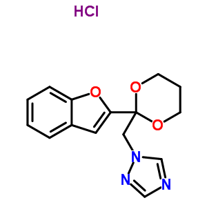 98518-98-0  1-{[2-(1-benzofuran-2-yl)-1,3-dioxan-2-yl]methyl}-1H-1,2,4-triazole hydrochloride