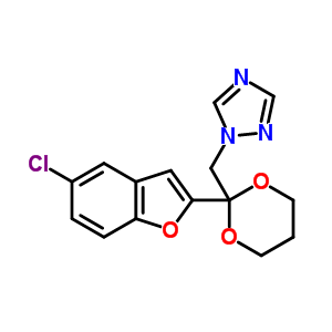 98519-07-4  1-{[2-(5-chloro-1-benzofuran-2-yl)-1,3-dioxan-2-yl]methyl}-1H-1,2,4-triazole