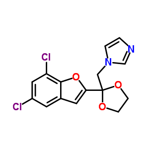 98519-14-3  1-{[2-(5,7-dichloro-1-benzofuran-2-yl)-1,3-dioxolan-2-yl]methyl}-1H-imidazole