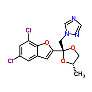 98519-26-7  1-{[(2R,4S)-2-(5,7-dichloro-1-benzofuran-2-yl)-4-methyl-1,3-dioxolan-2-yl]methyl}-1H-1,2,4-triazole