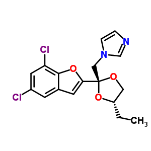 98519-44-9  1-{[(2R,4S)-2-(5,7-dichloro-1-benzofuran-2-yl)-4-ethyl-1,3-dioxolan-2-yl]methyl}-1H-imidazole