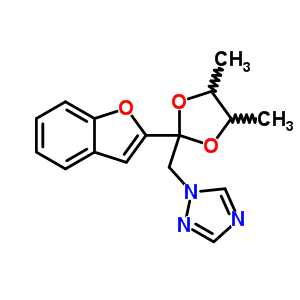 98532-74-2  1-{[2-(1-benzofuran-2-yl)-4,5-dimethyl-1,3-dioxolan-2-yl]methyl}-1H-1,2,4-triazole