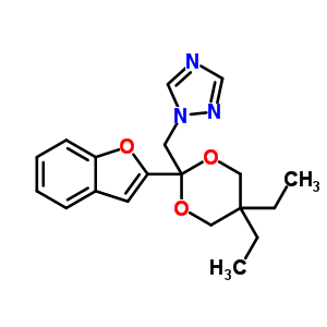 98532-81-1  1-{[2-(1-benzofuran-2-yl)-5,5-diethyl-1,3-dioxan-2-yl]methyl}-1H-1,2,4-triazole