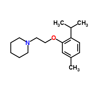 98562-52-8  1-{2-[5-methyl-2-(1-methylethyl)phenoxy]ethyl}piperidine