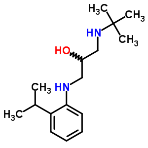 98599-15-6  1-(tert-butylamino)-3-{[2-(1-methylethyl)phenyl]amino}propan-2-ol