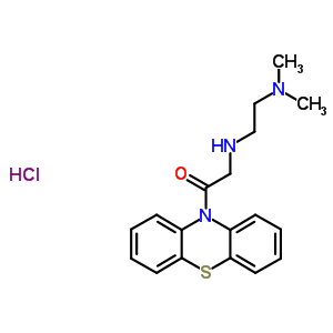 98721-88-1  N,N-dimethyl-N'-[2-oxo-2-(10H-phenothiazin-10-yl)ethyl]ethane-1,2-diamine hydrochloride