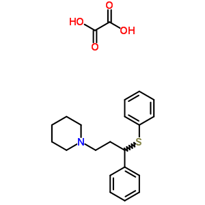 99507-47-8  1-[3-phenyl-3-(phenylsulfanyl)propyl]piperidine ethanedioate