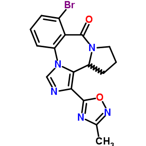 99609-24-2  8-bromo-1-(3-methyl-1,2,4-oxadiazol-5-yl)-11,12,13,13a-tetrahydro-9H-imidazo[1,5-a]pyrrolo[2,1-c][1,4]benzodiazepin-9-one